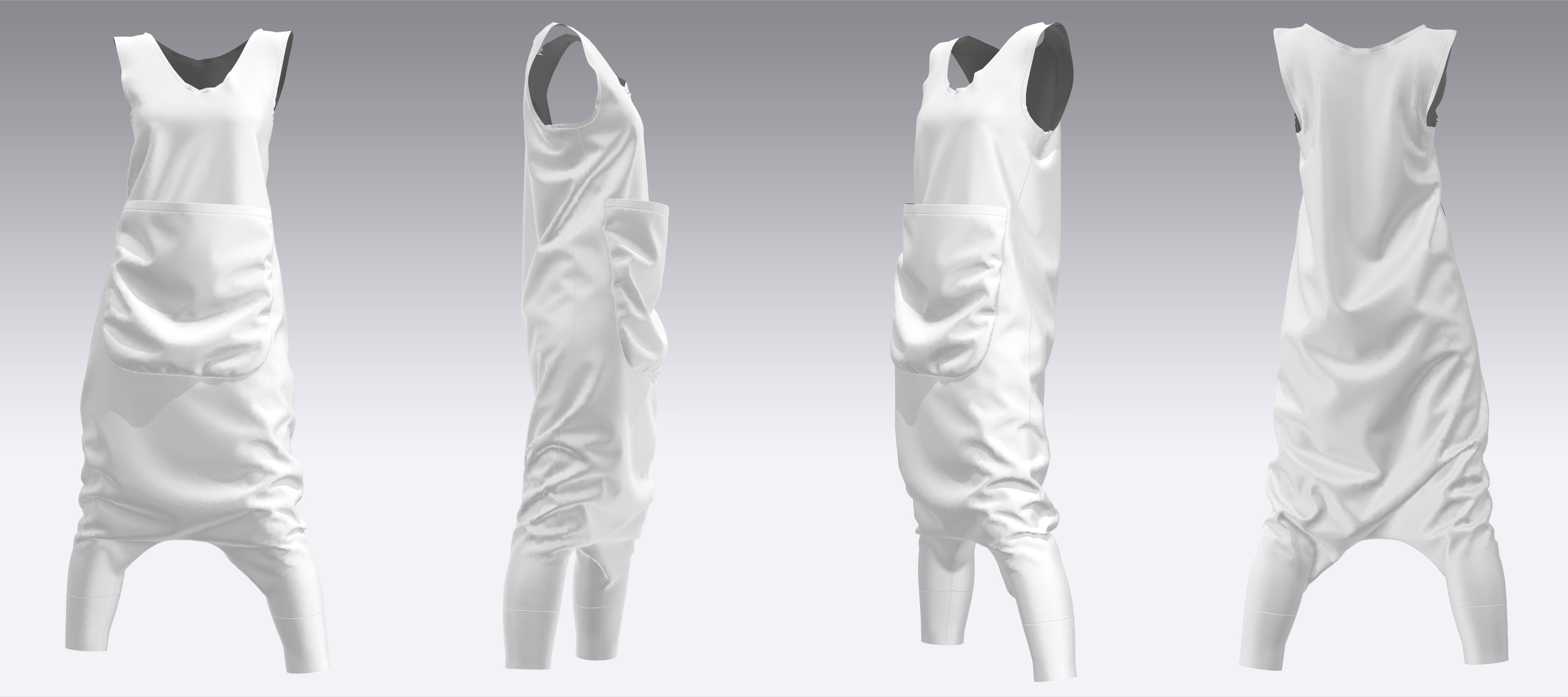 Dress Outfits MD CLO 3D zprj project files 3D model_9