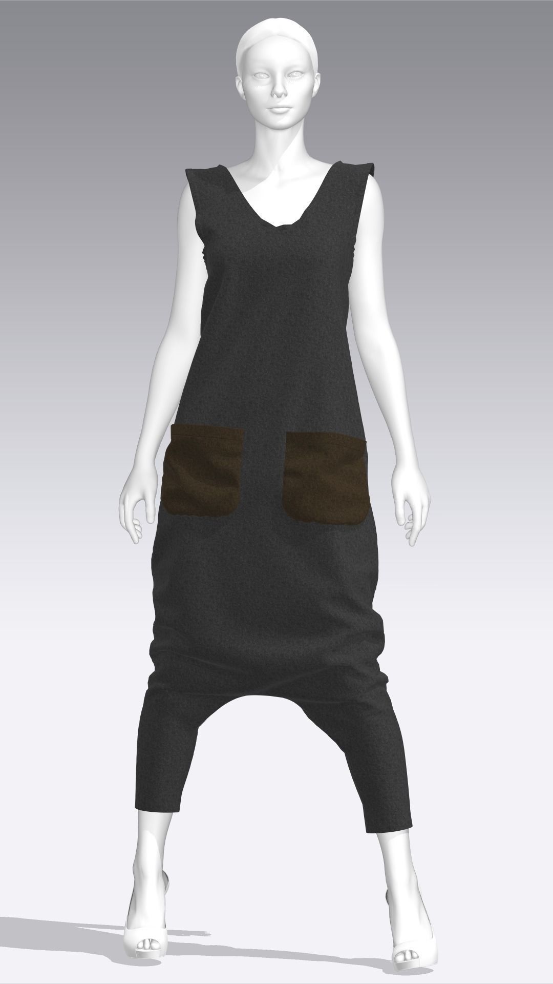 Dress Outfits MD CLO 3D zprj project files 3D model_17