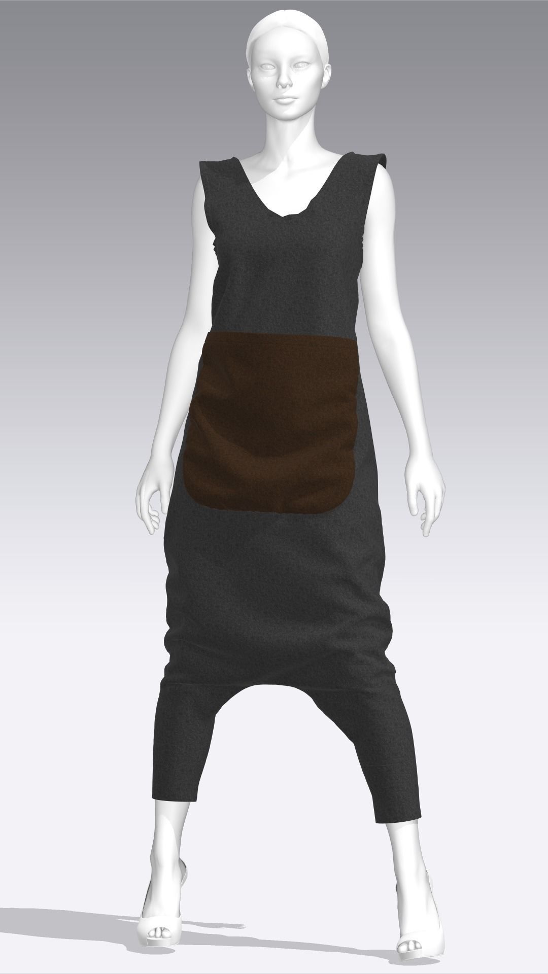 Dress Outfits MD CLO 3D zprj project files 3D model_43