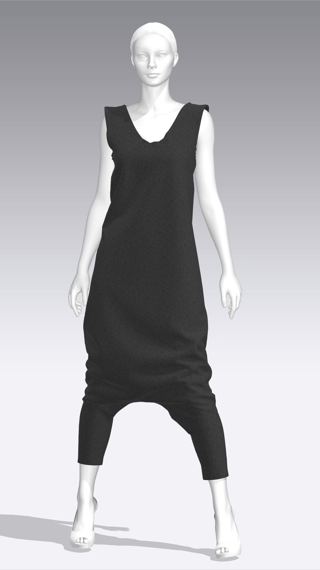 Dress Outfits MD CLO 3D zprj project files 3D model_15