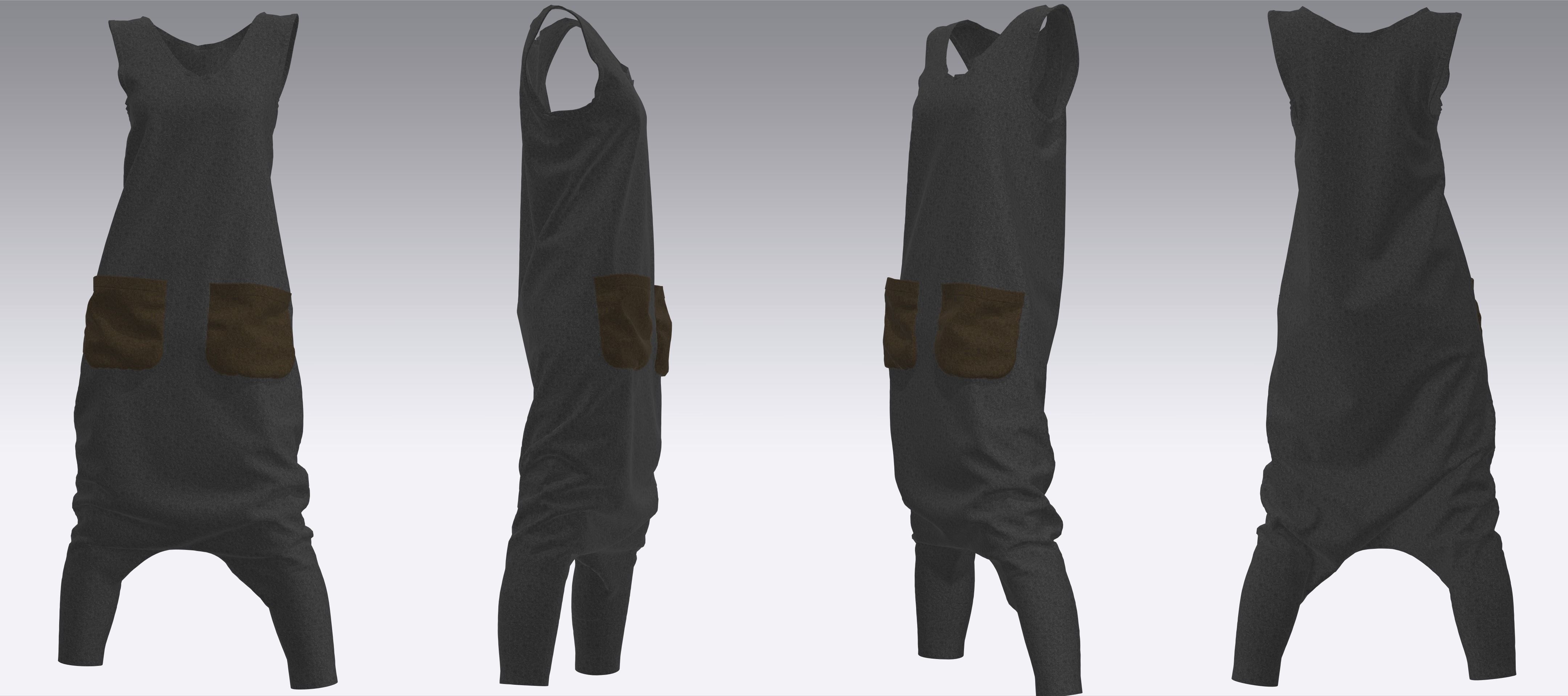 Dress Outfits MD CLO 3D zprj project files 3D model_51