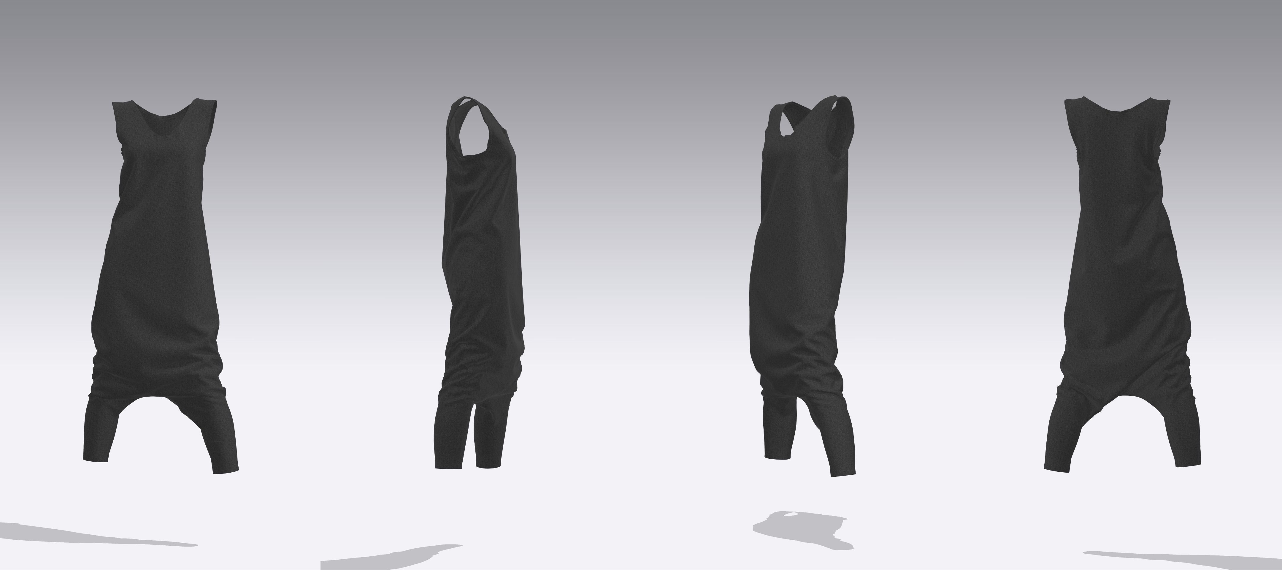 Dress Outfits MD CLO 3D zprj project files 3D model_10