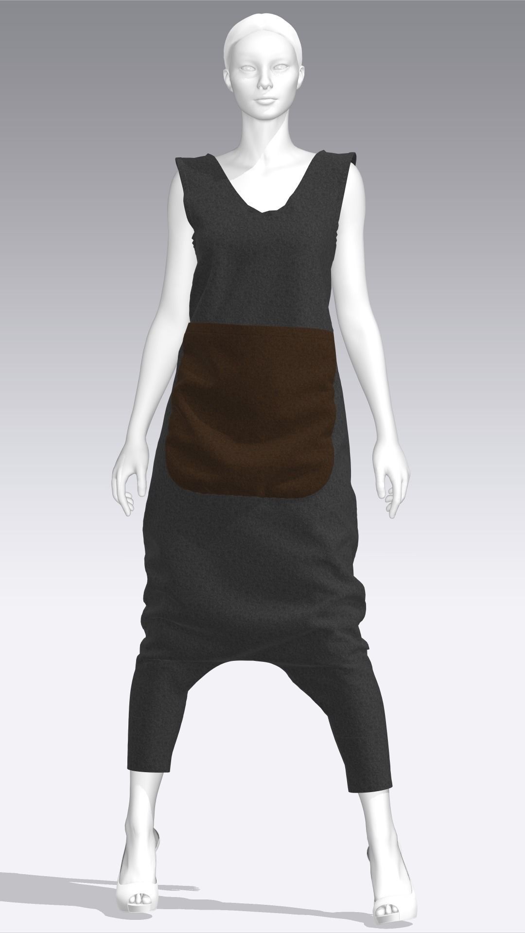 Dress Outfits MD CLO 3D zprj project files 3D model_46
