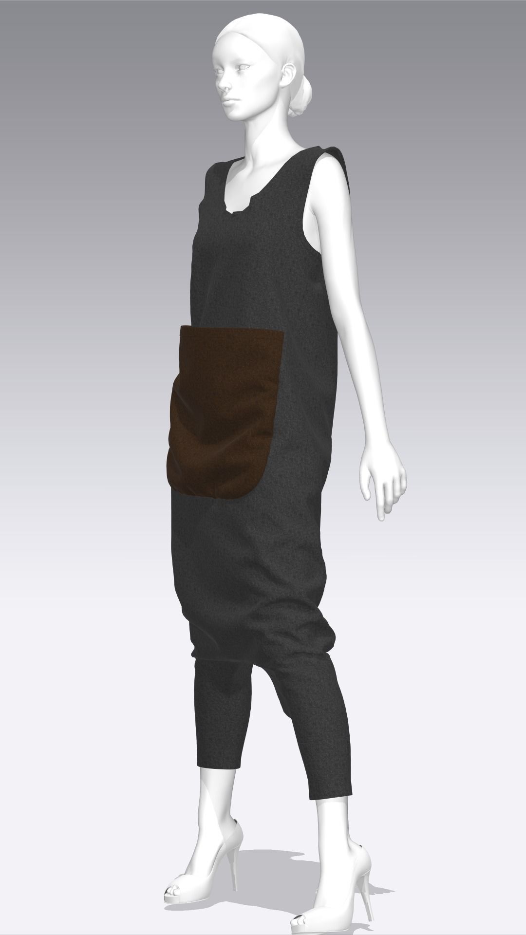 Dress Outfits MD CLO 3D zprj project files 3D model_47