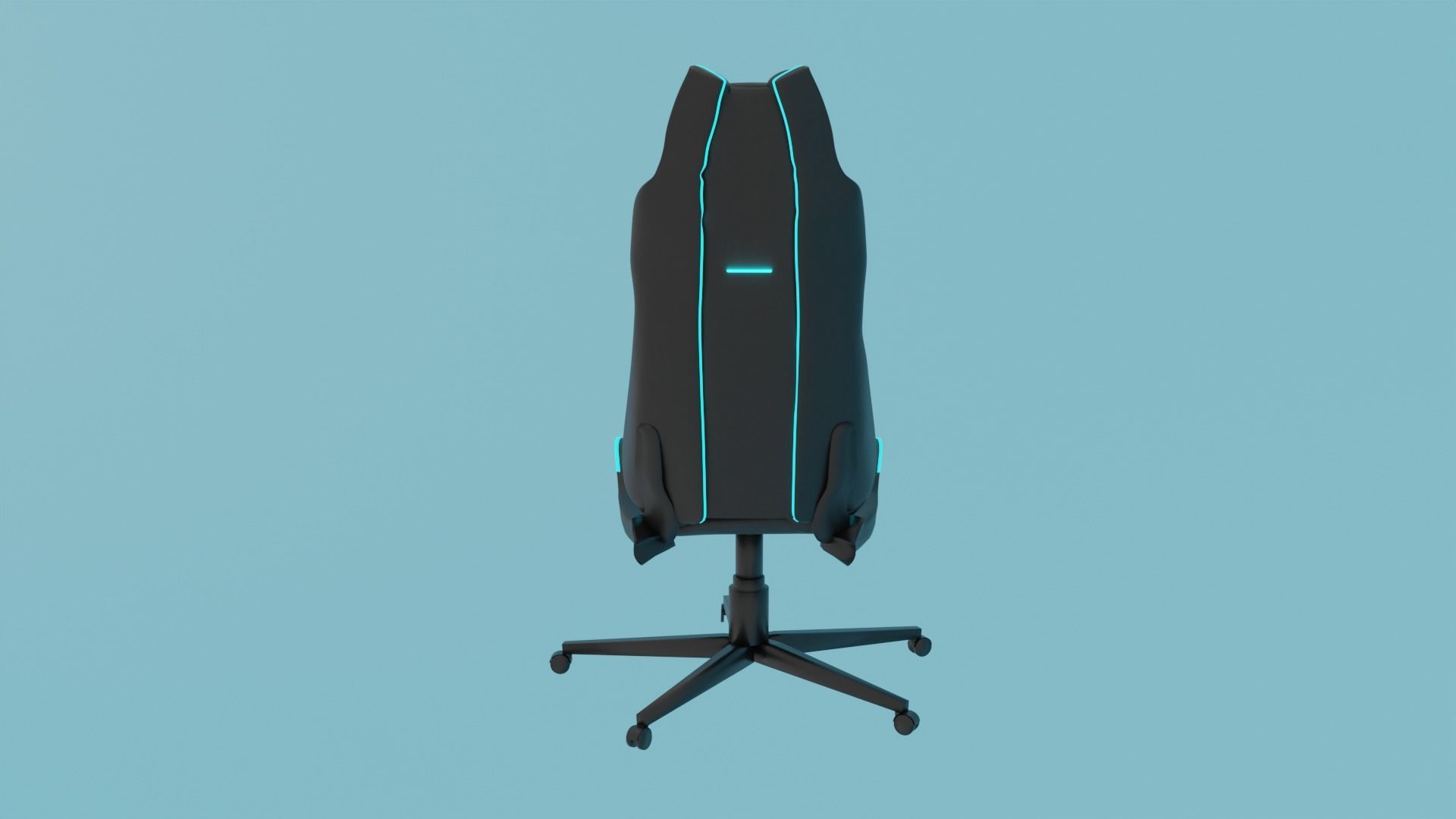 gamer chair concept 3D model_4