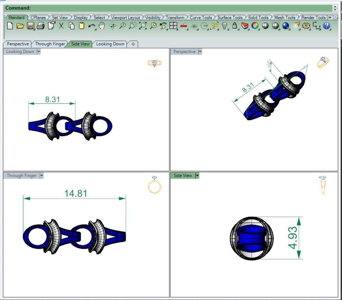 Eslabon para cadena chain link ESL0722009 3D print model_2
