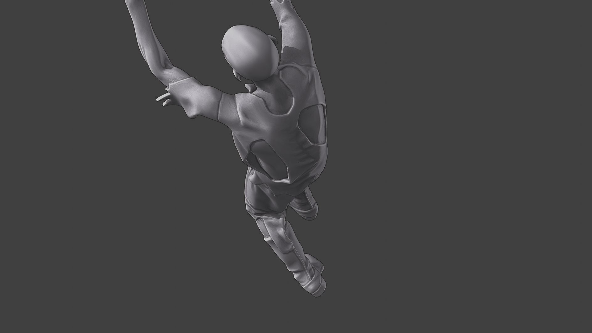 Casual Zombie CZ3 0017 3D print model_16