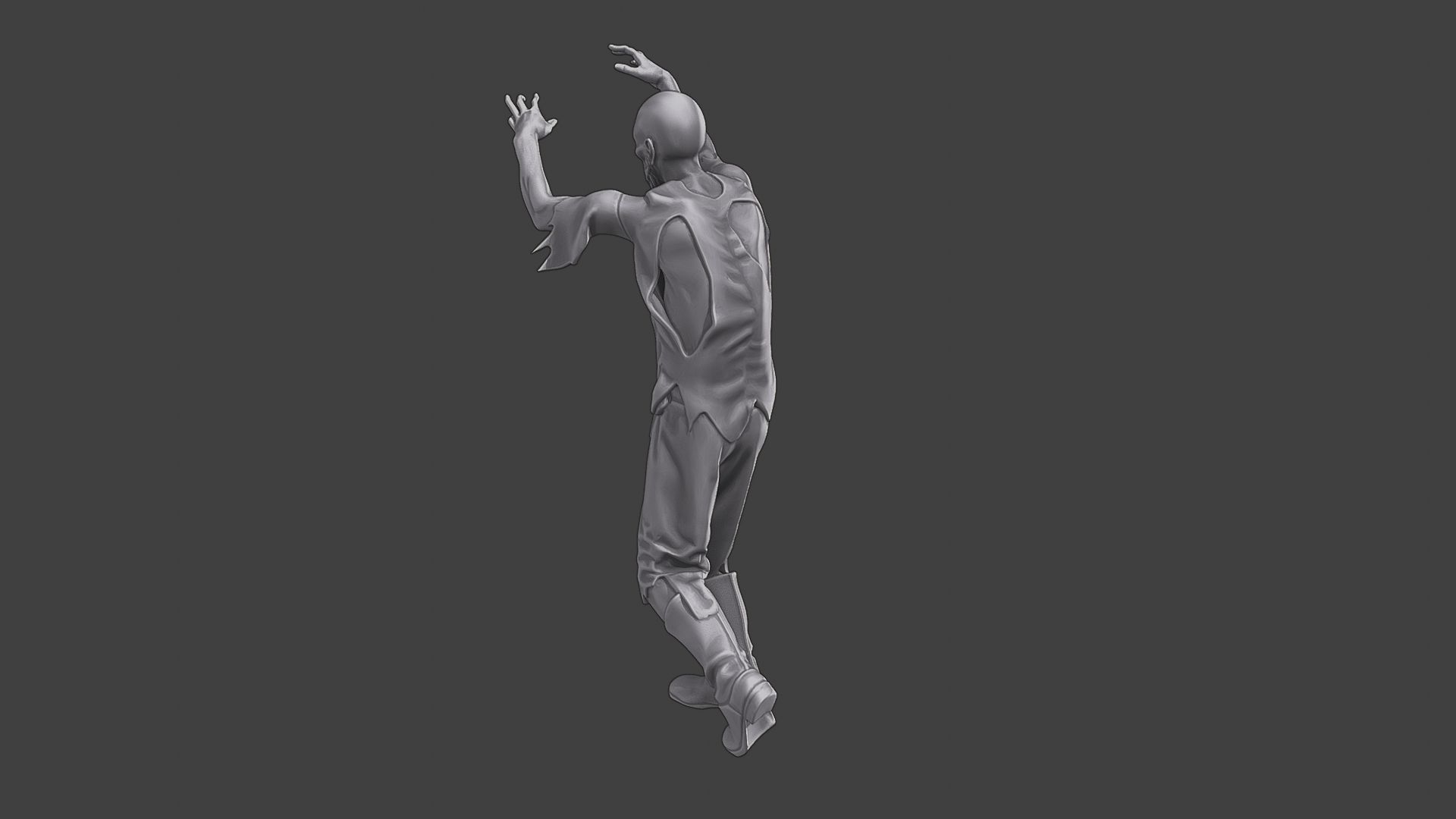 Casual Zombie CZ3 0017 3D print model_5