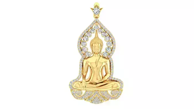pendant Buddha 3D print model