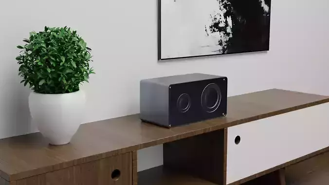 Audio System Free low-poly 3D model