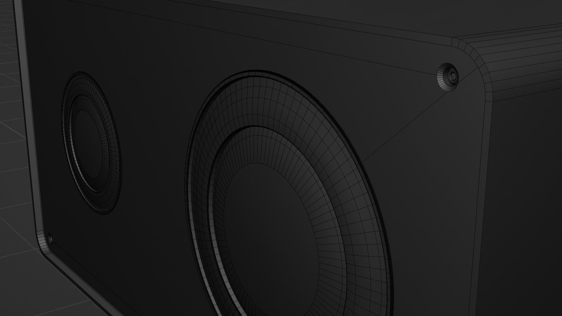 Audio System Free low-poly 3D model_6