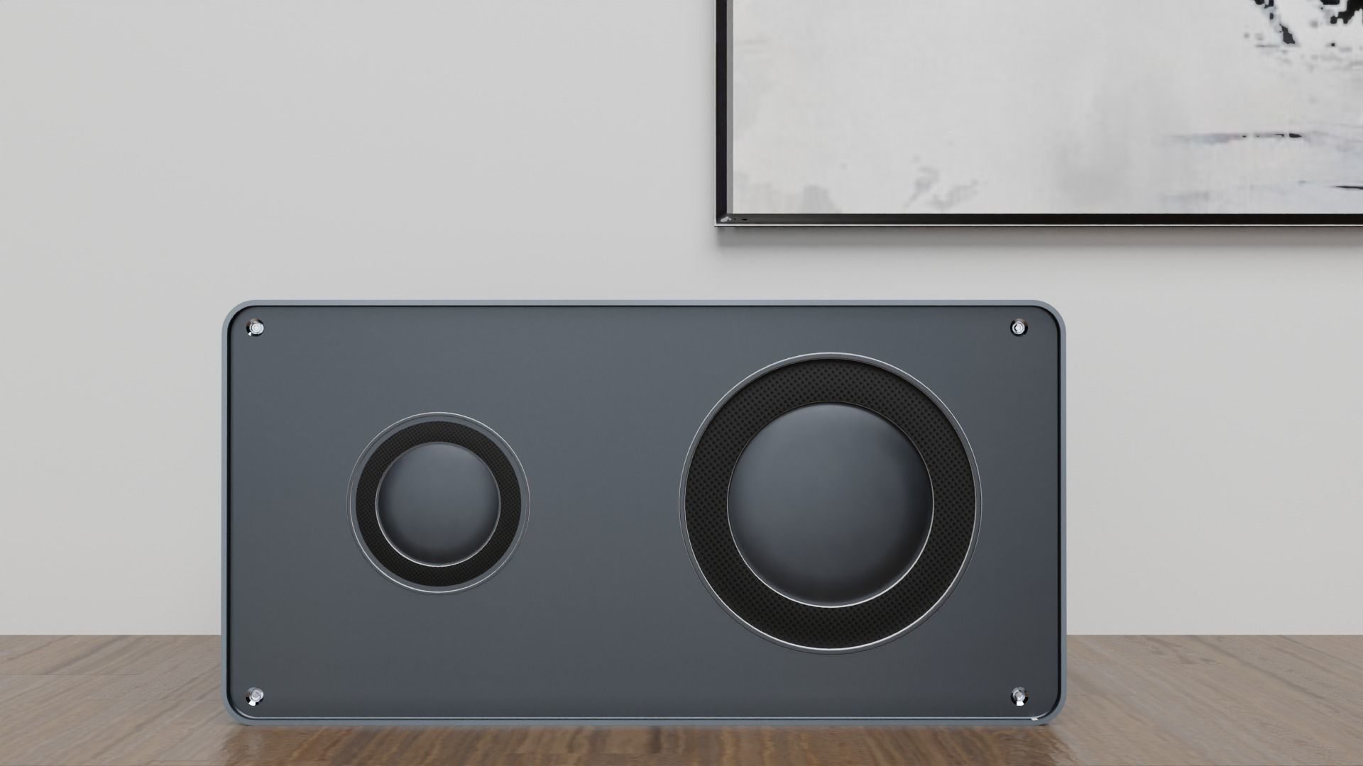 Audio System Free low-poly 3D model_2
