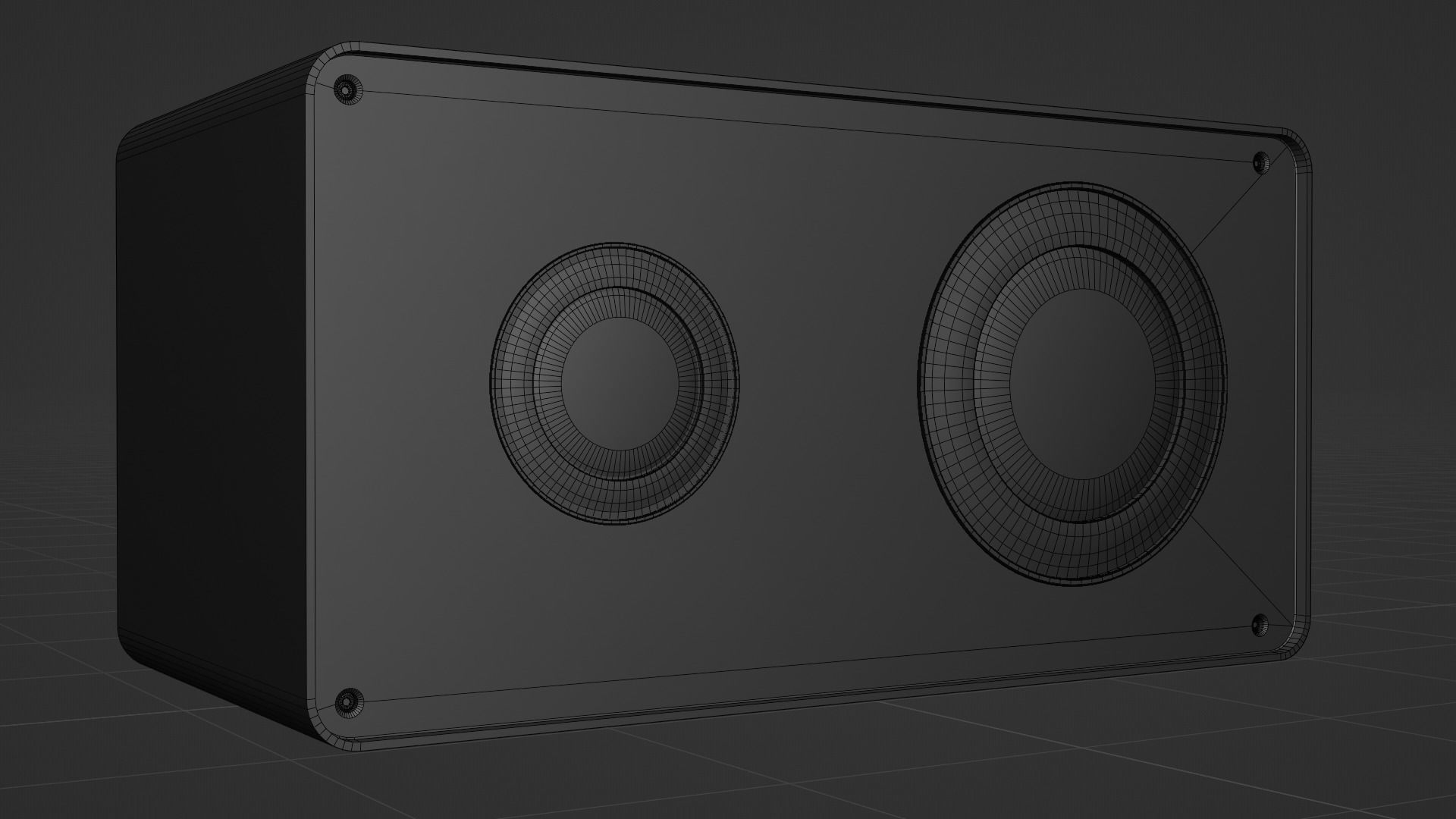 Audio System Free low-poly 3D model_5