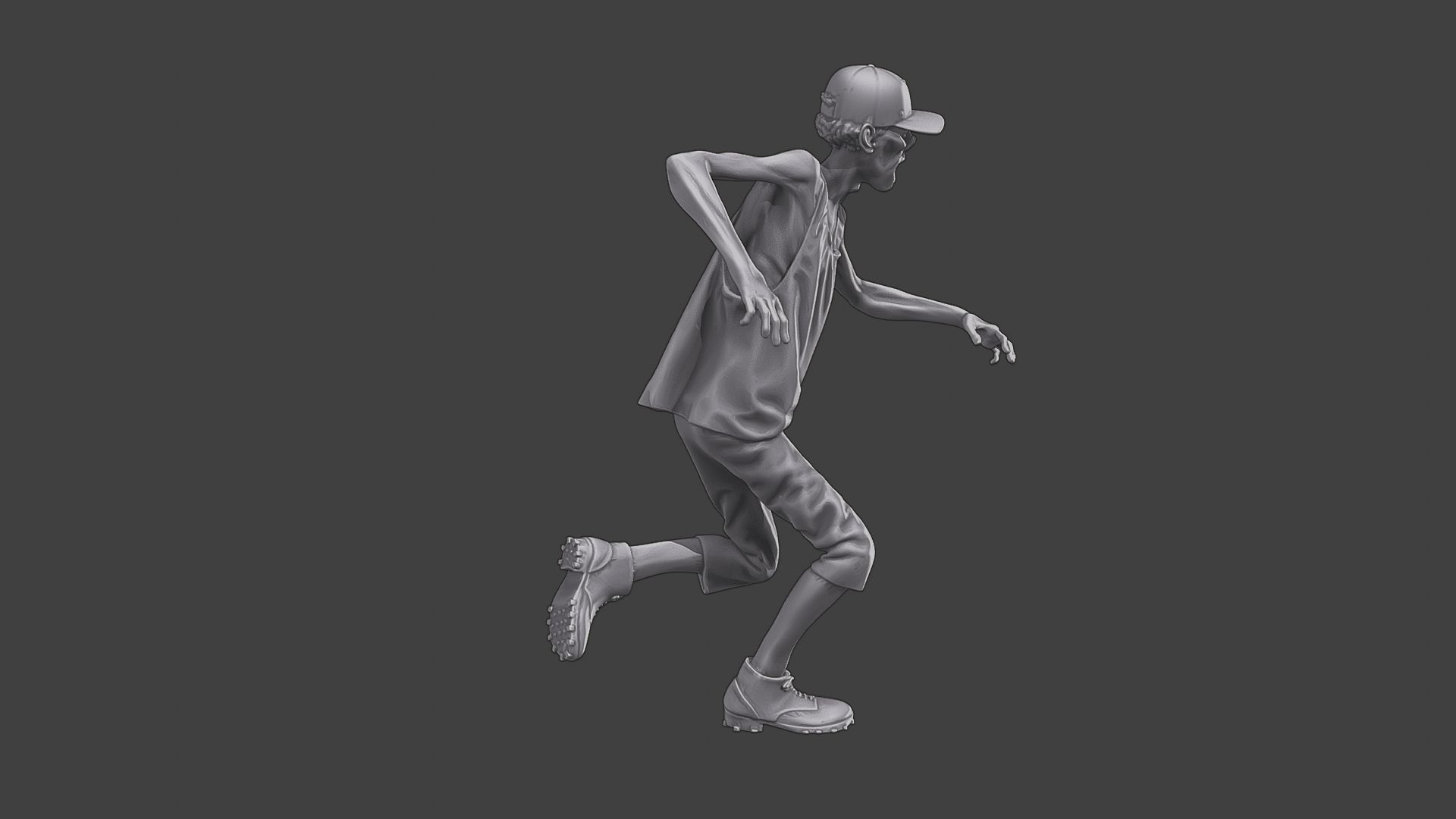 Casual Zombie CZ3 0020 3D print model_8