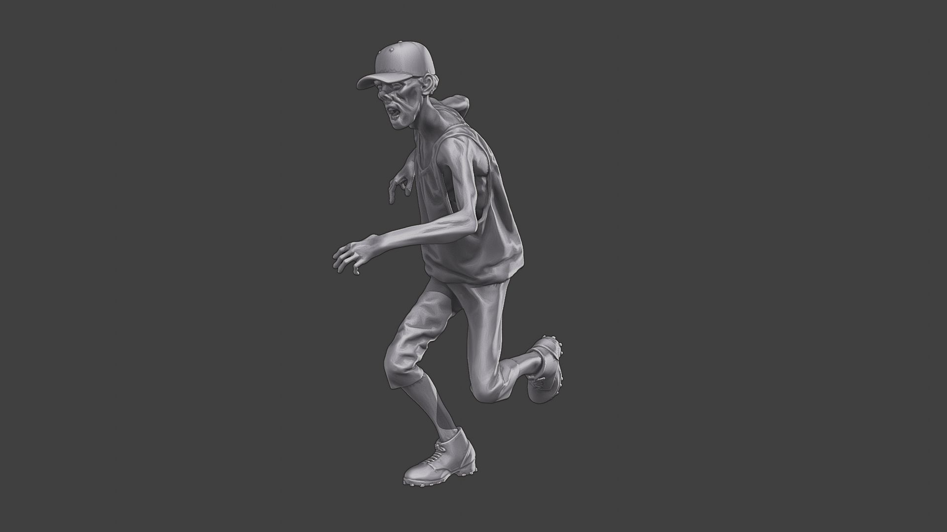 Casual Zombie CZ3 0020 3D print model_2
