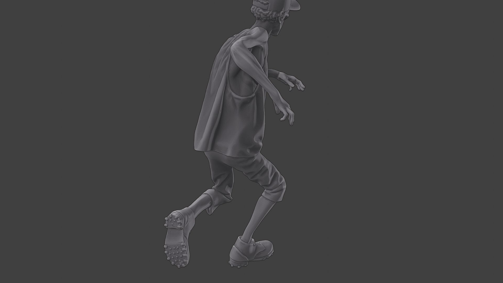 Casual Zombie CZ3 0020 3D print model_24