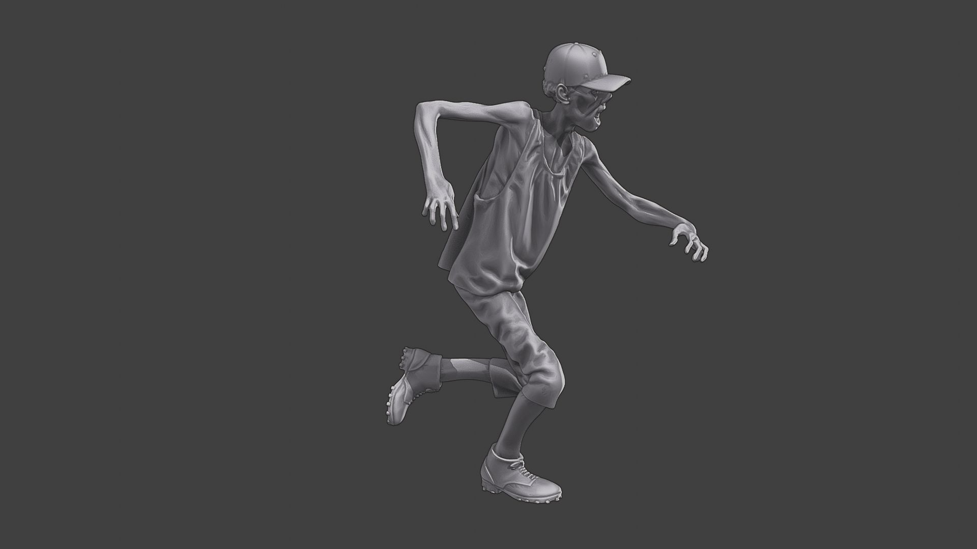 Casual Zombie CZ3 0020 3D print model_9