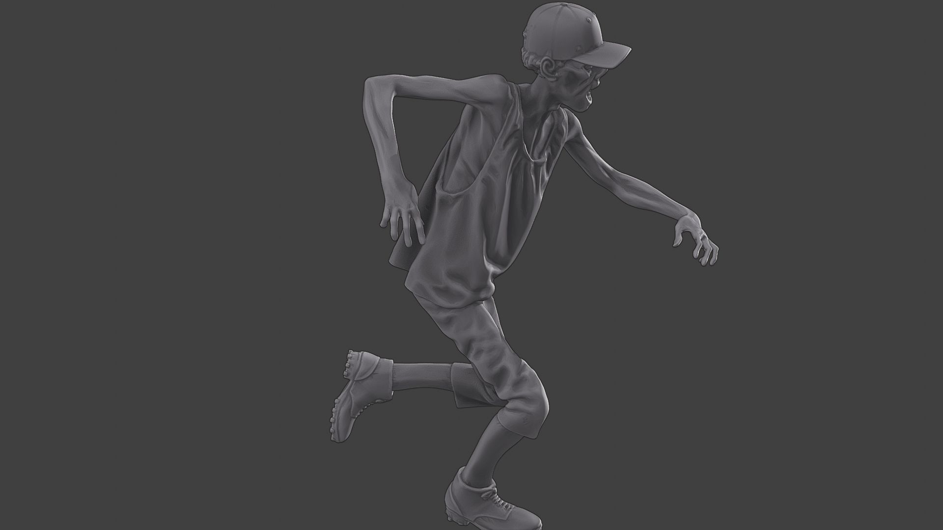 Casual Zombie CZ3 0020 3D print model_30