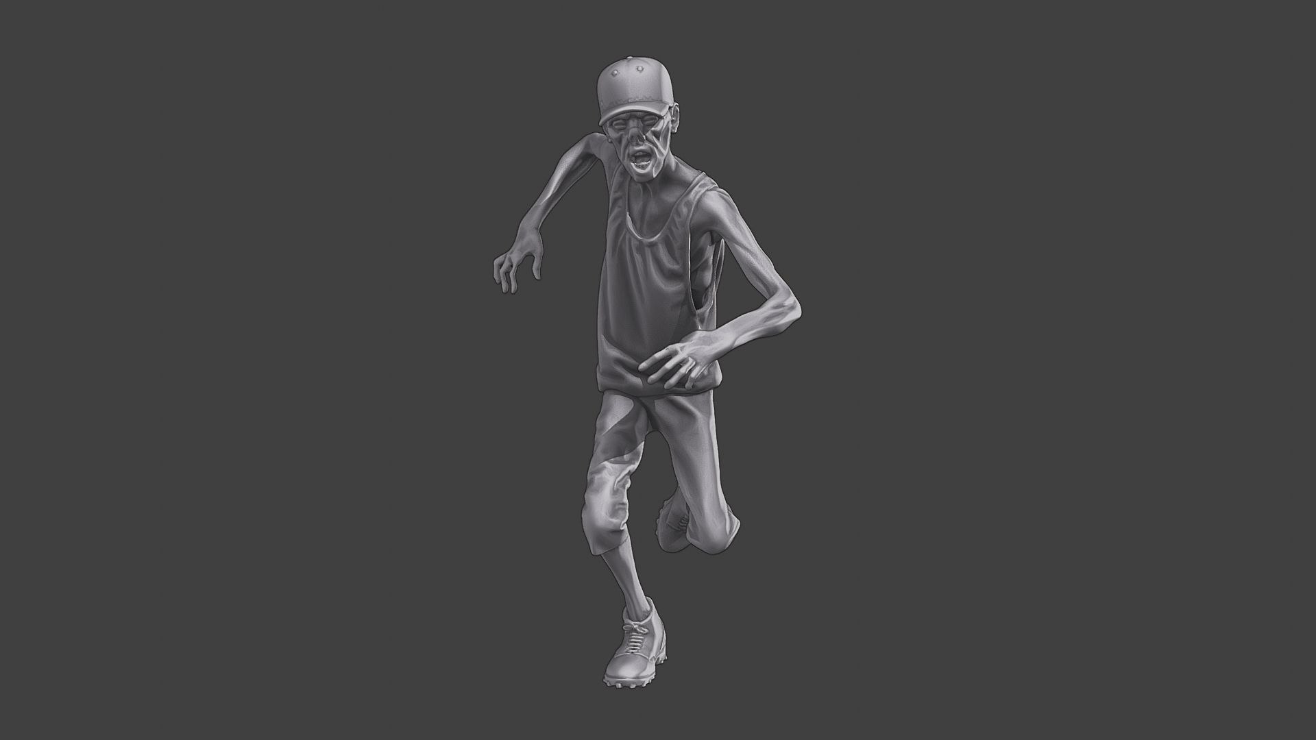 Casual Zombie CZ3 0020 3D print model_11