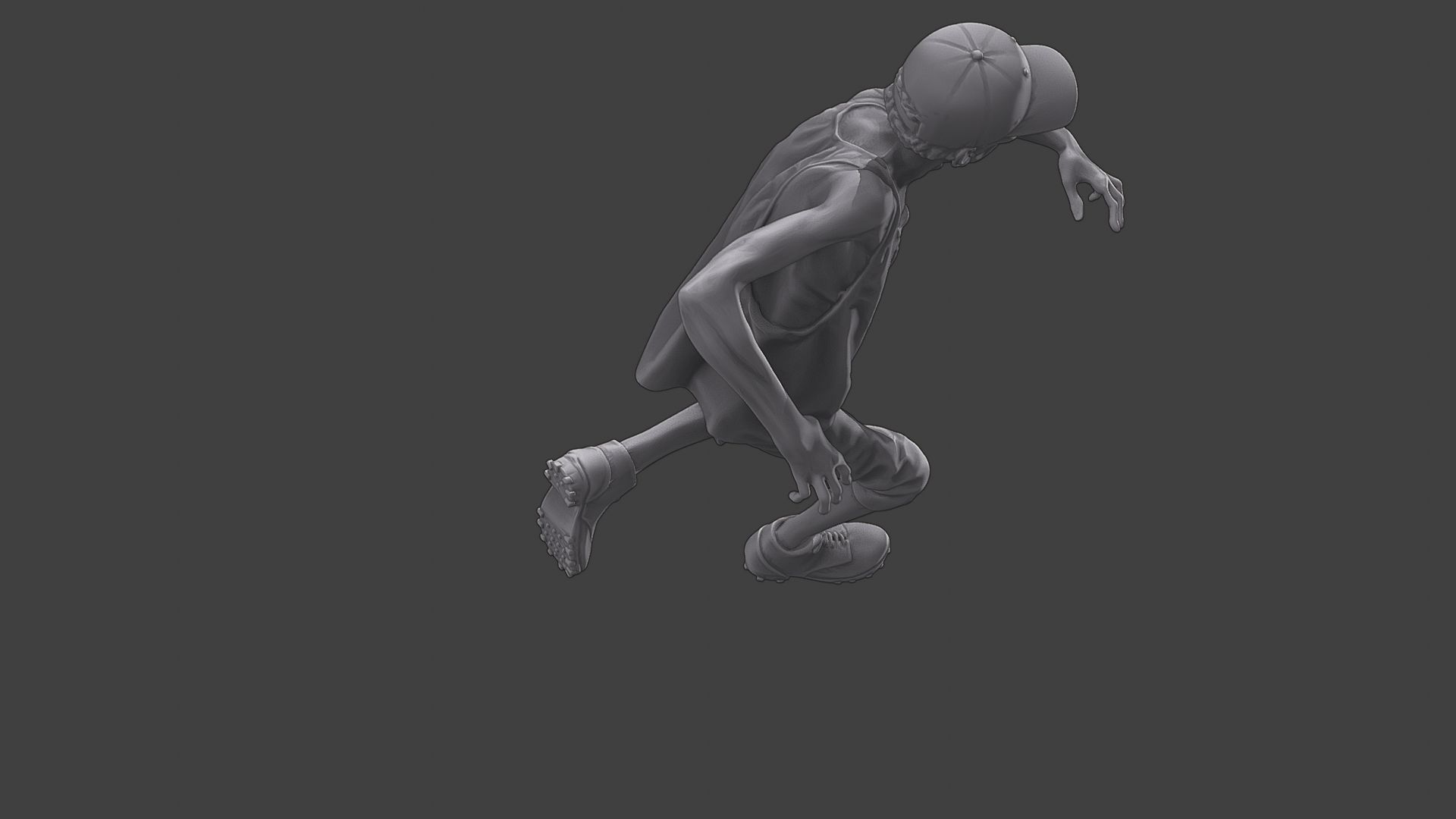 Casual Zombie CZ3 0020 3D print model_23