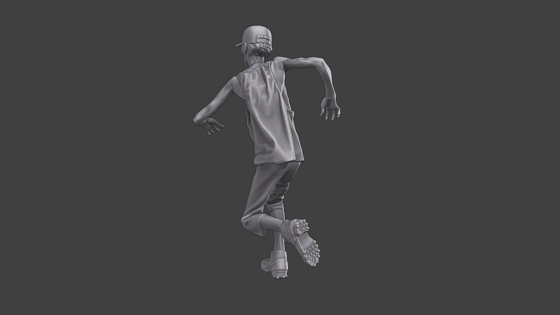Casual Zombie CZ3 0020 3D print model_5