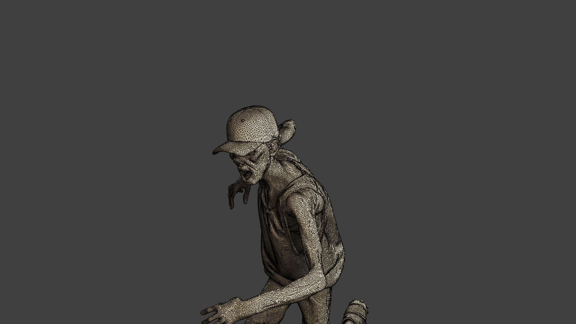 Casual Zombie CZ3 0020 3D print model_12