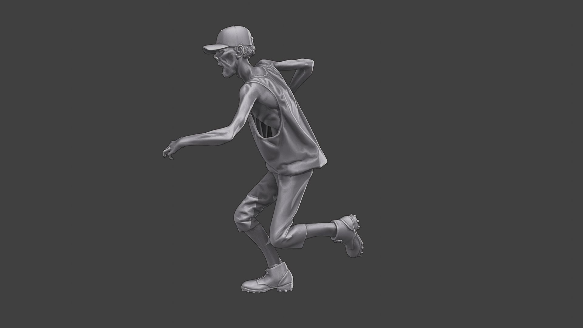 Casual Zombie CZ3 0020 3D print model_3