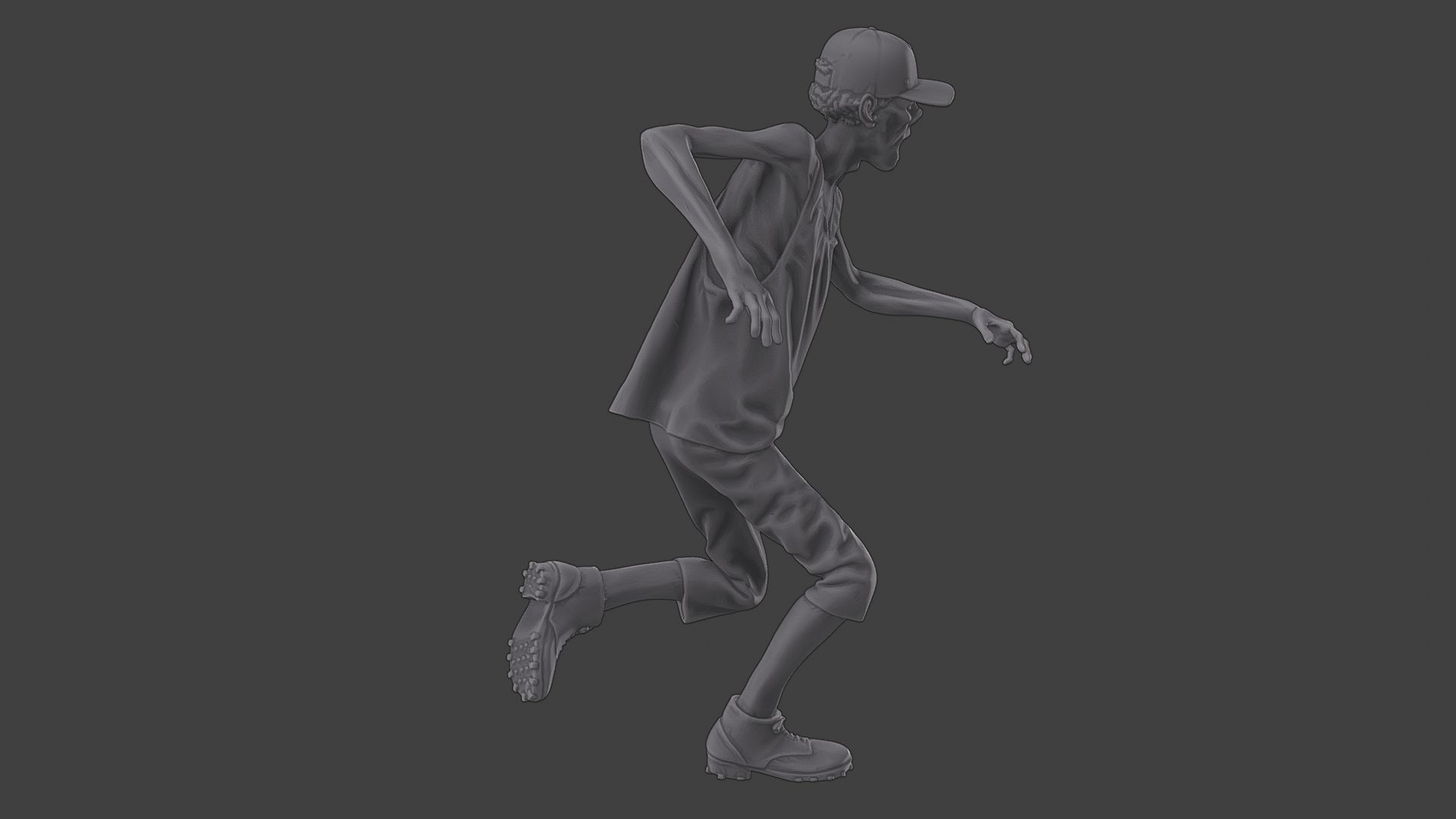 Casual Zombie CZ3 0020 3D print model_31