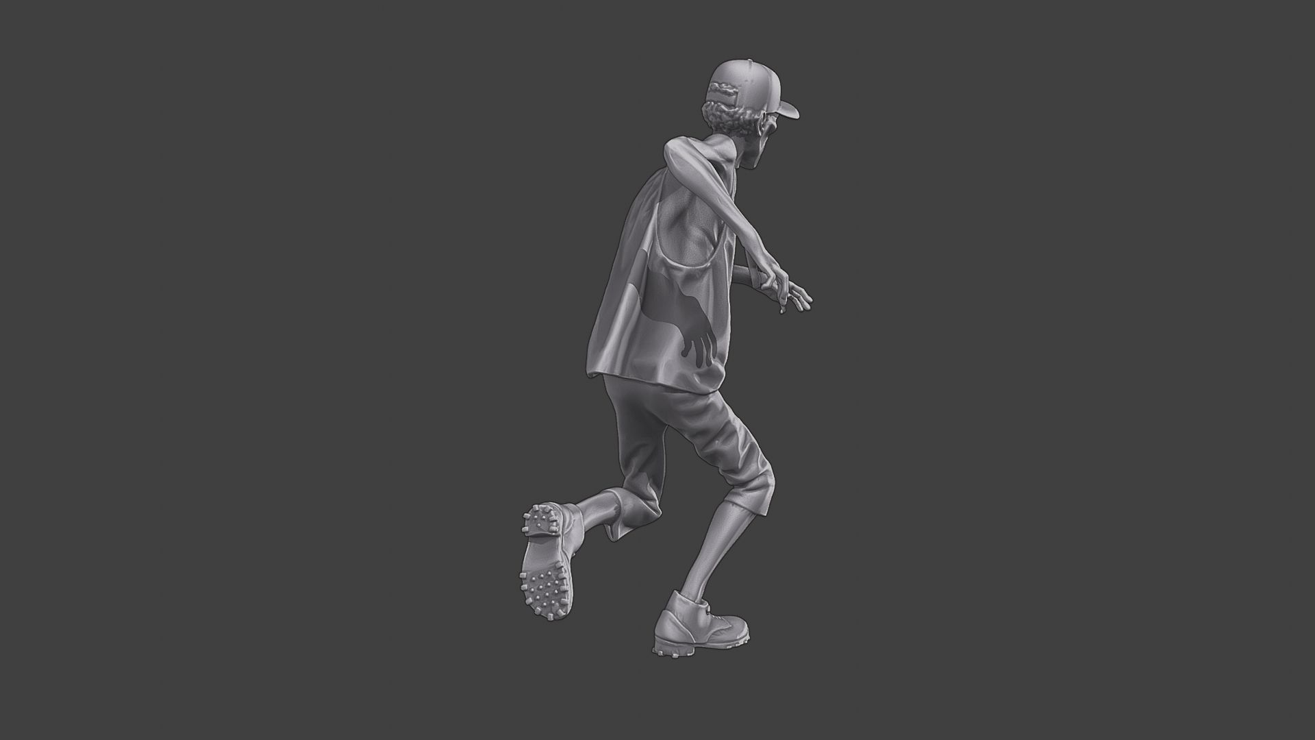 Casual Zombie CZ3 0020 3D print model_7