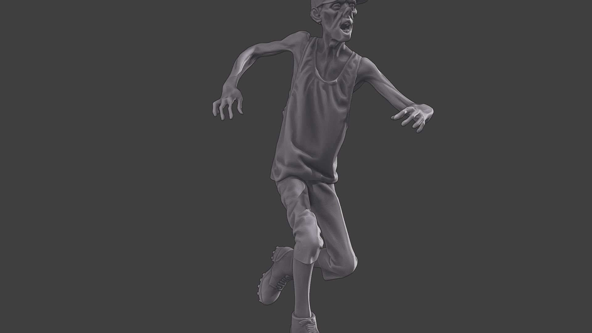 Casual Zombie CZ3 0020 3D print model_13