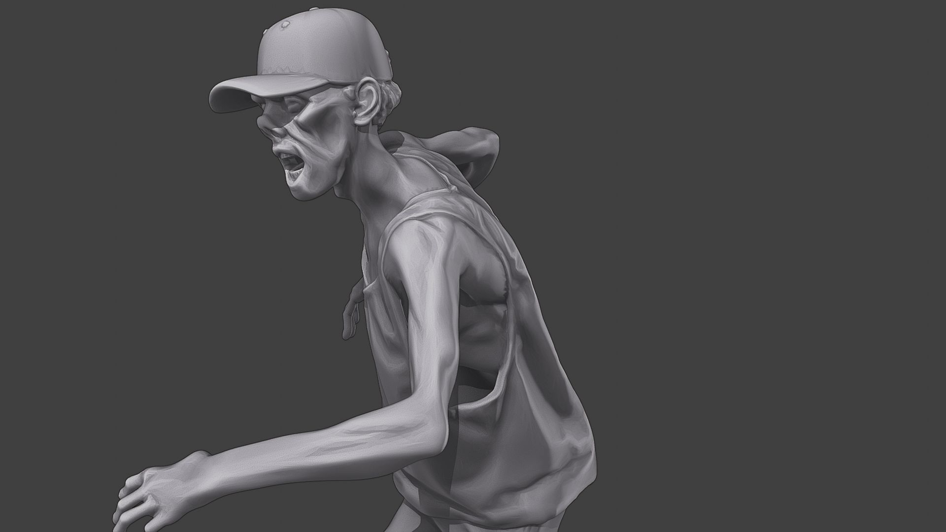 Casual Zombie CZ3 0020 3D print model_18