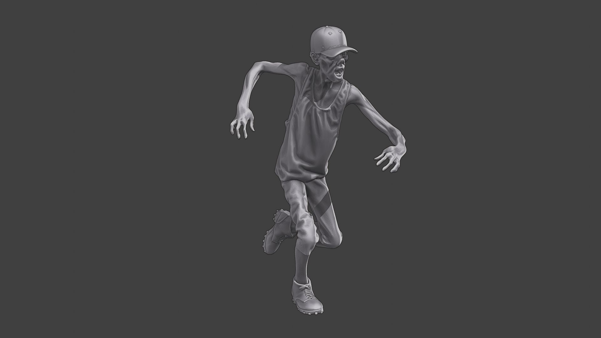 Casual Zombie CZ3 0020 3D print model_10