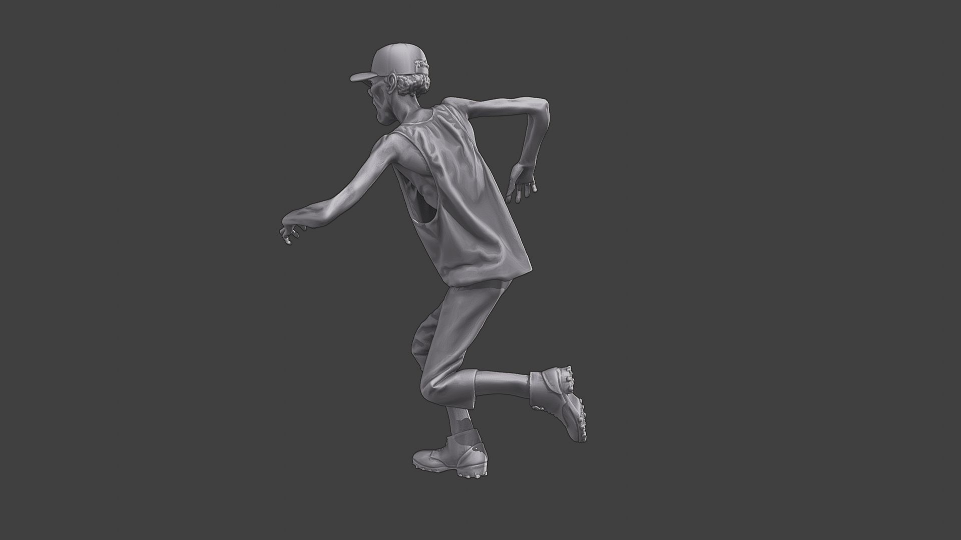 Casual Zombie CZ3 0020 3D print model_4