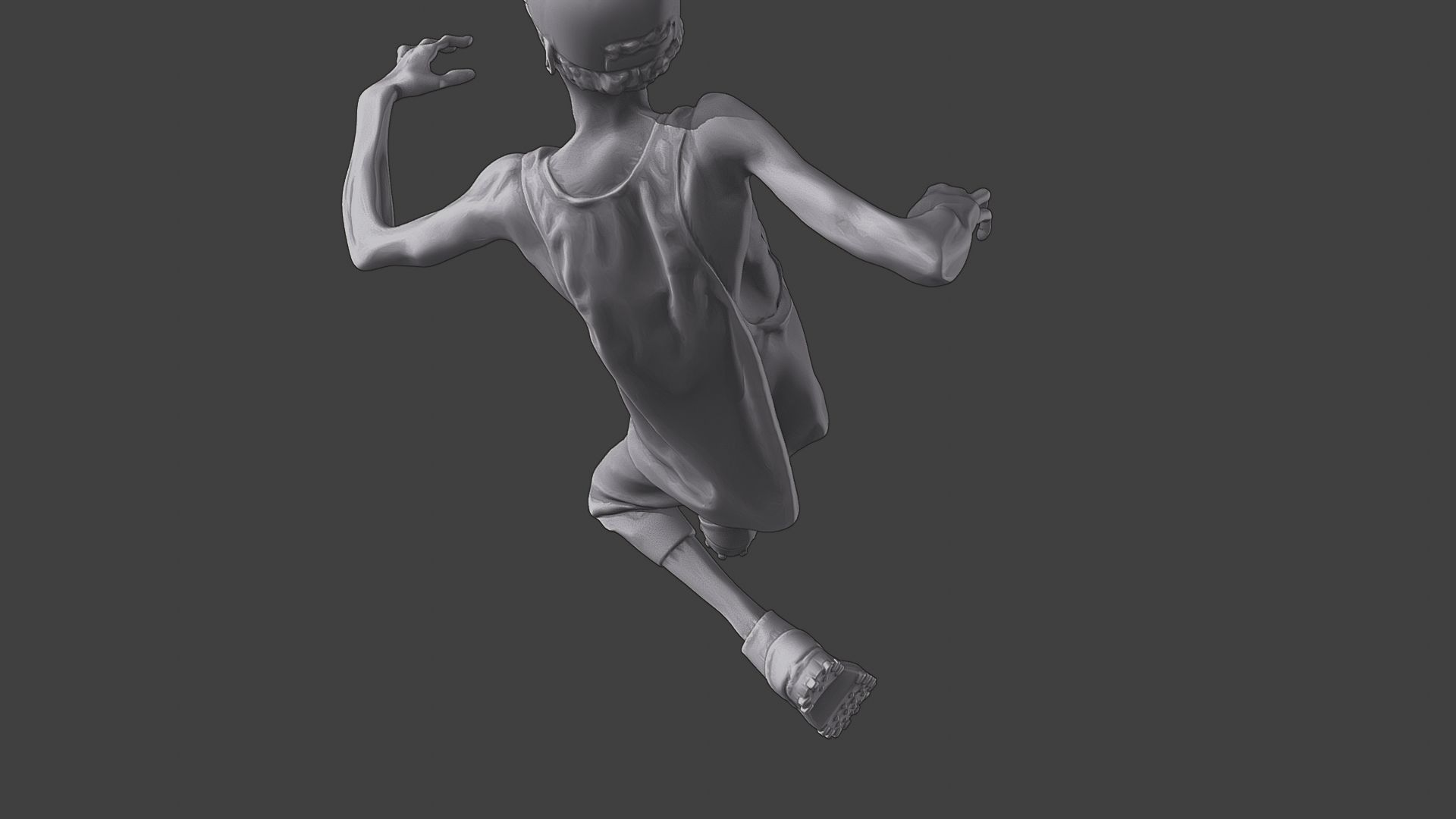 Casual Zombie CZ3 0020 3D print model_16