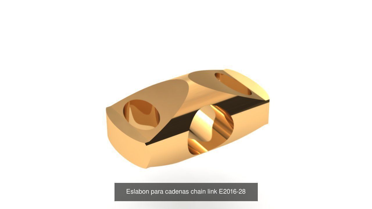 chain link group- Eslabon para cadena 3D Model Collection_15
