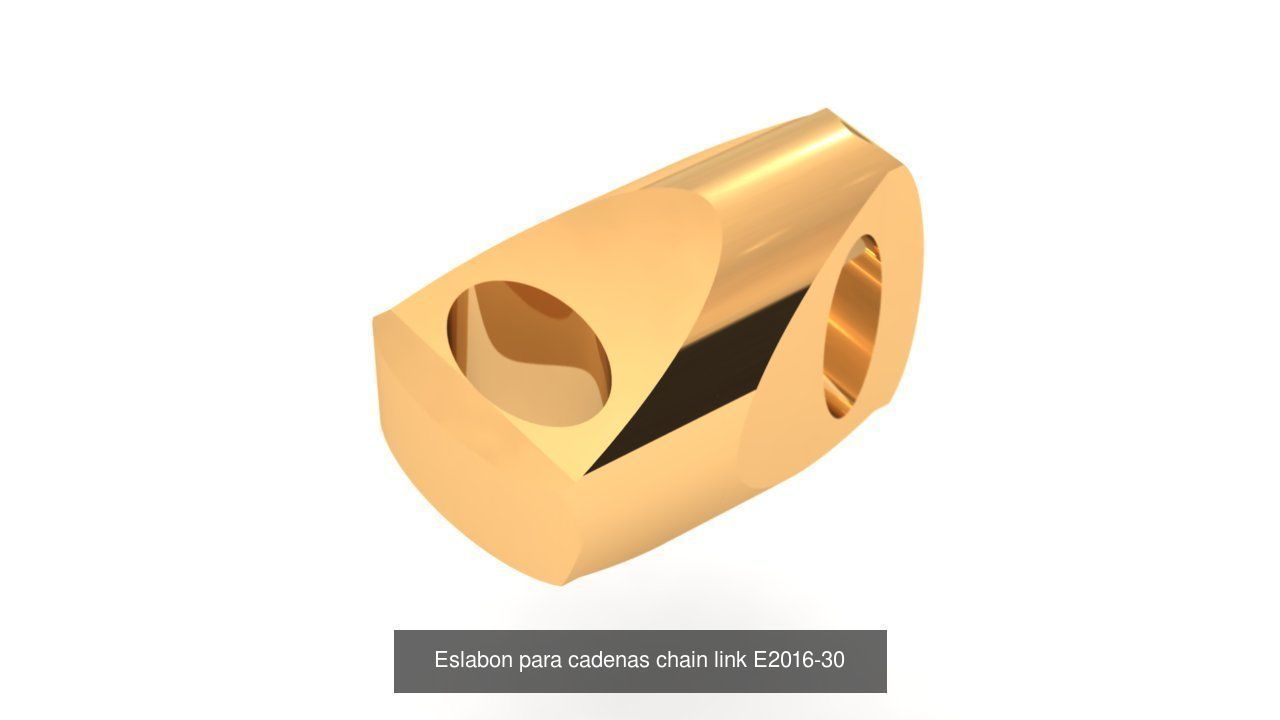 chain link group- Eslabon para cadena 3D Model Collection_16