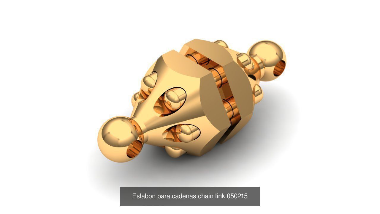 chain link group- Eslabon para cadena 3D Model Collection_11