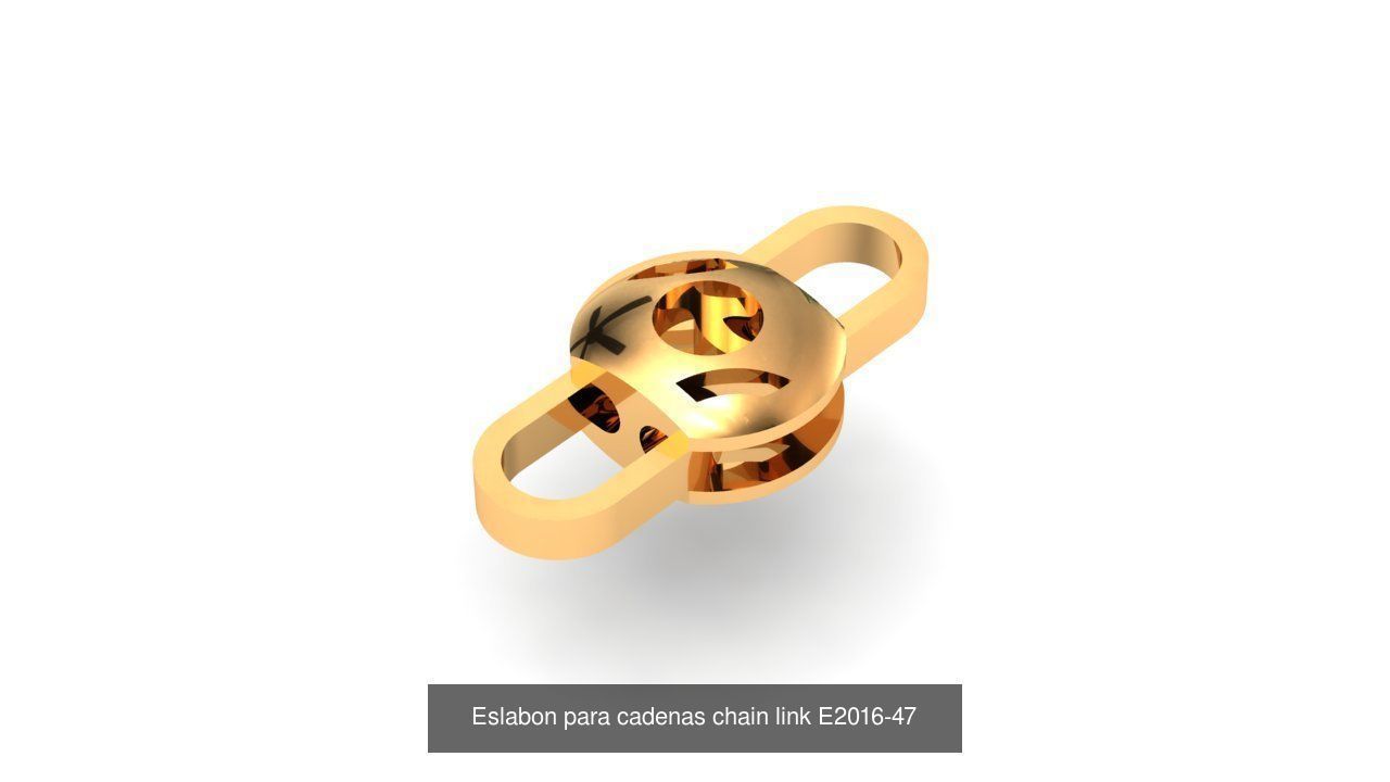 chain link group- Eslabon para cadena 3D Model Collection_17