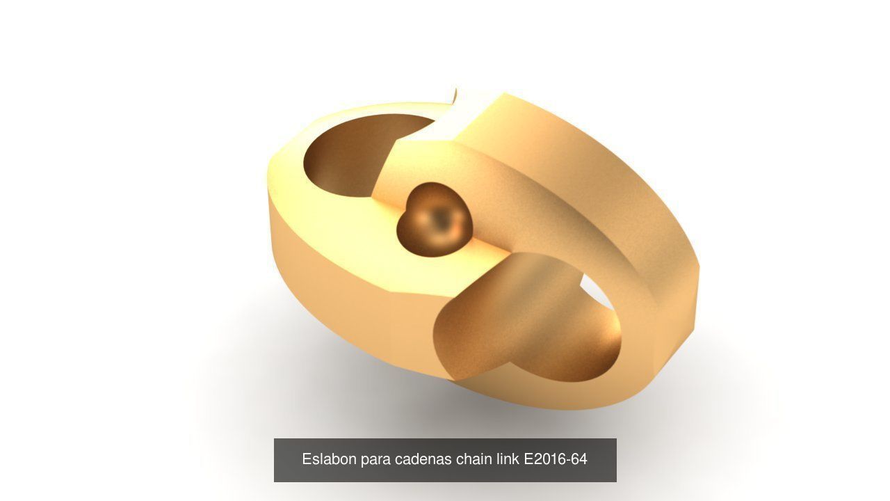 chain link group- Eslabon para cadena 3D Model Collection_20