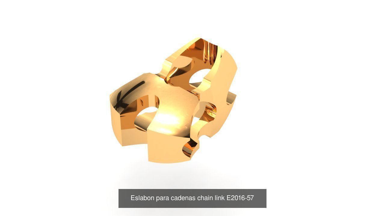 chain link group- Eslabon para cadena 3D Model Collection_19