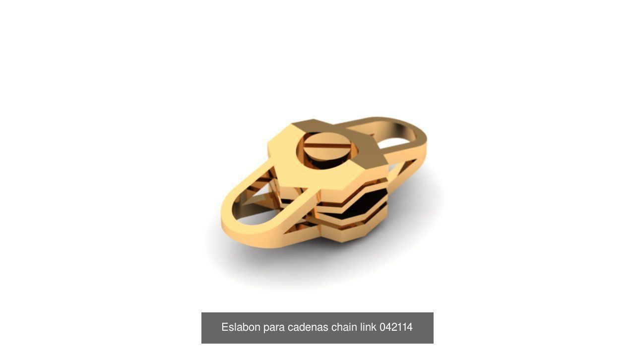 chain link group- Eslabon para cadena 3D Model Collection_10