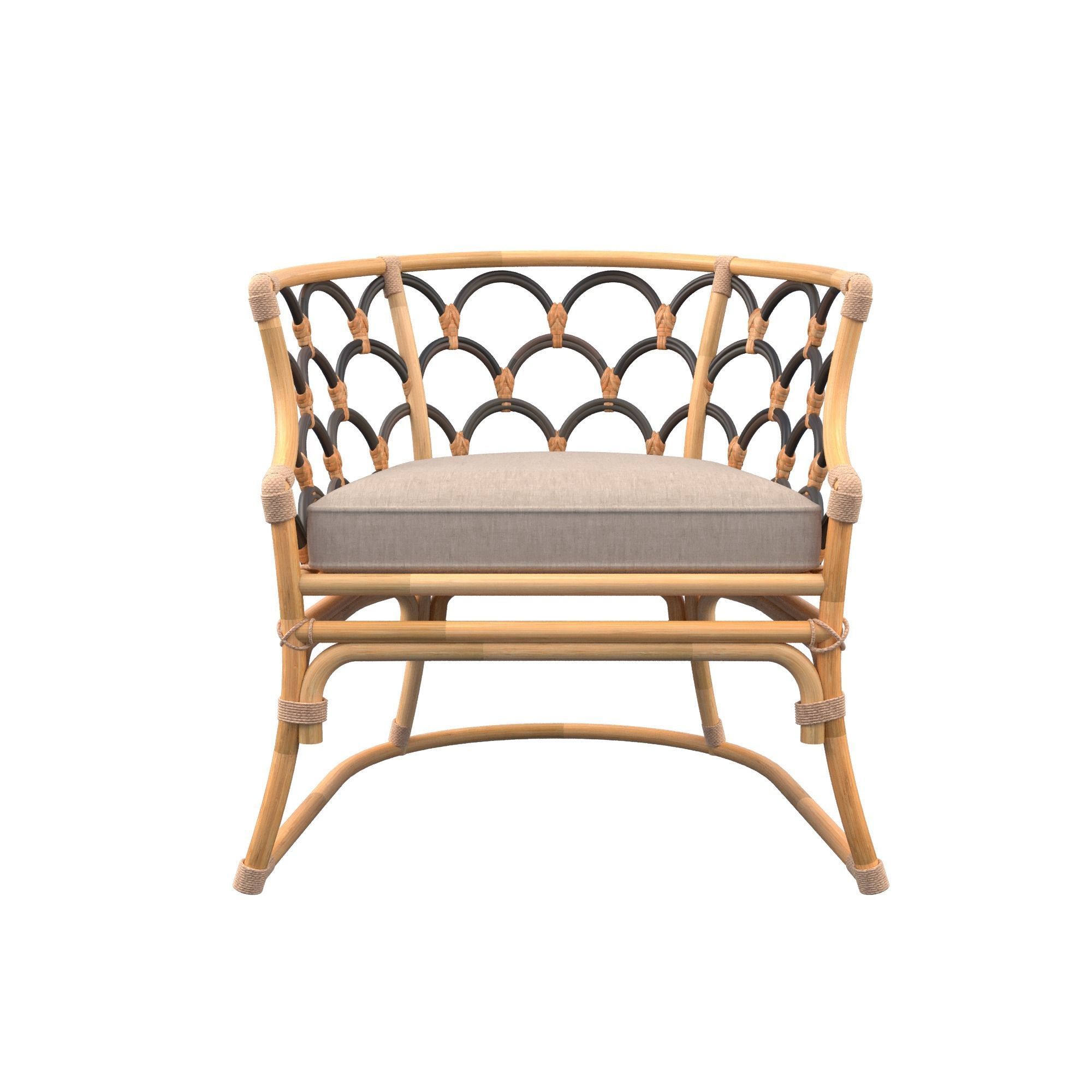 Coralee dining chair 3D model_1
