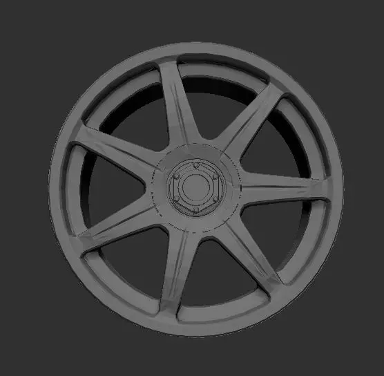 Axis Se7en Rims 3D print model 3D print ready Wheels 3D print model