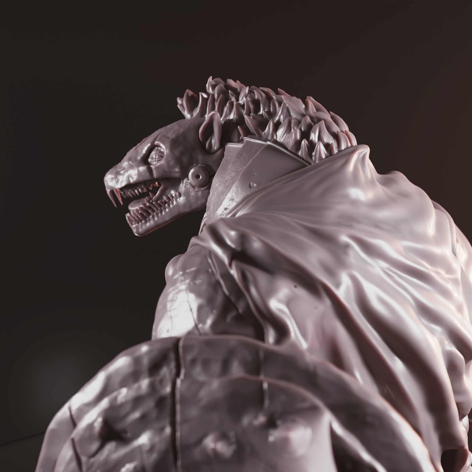 Gnoll Pack Lord 3D print model_5