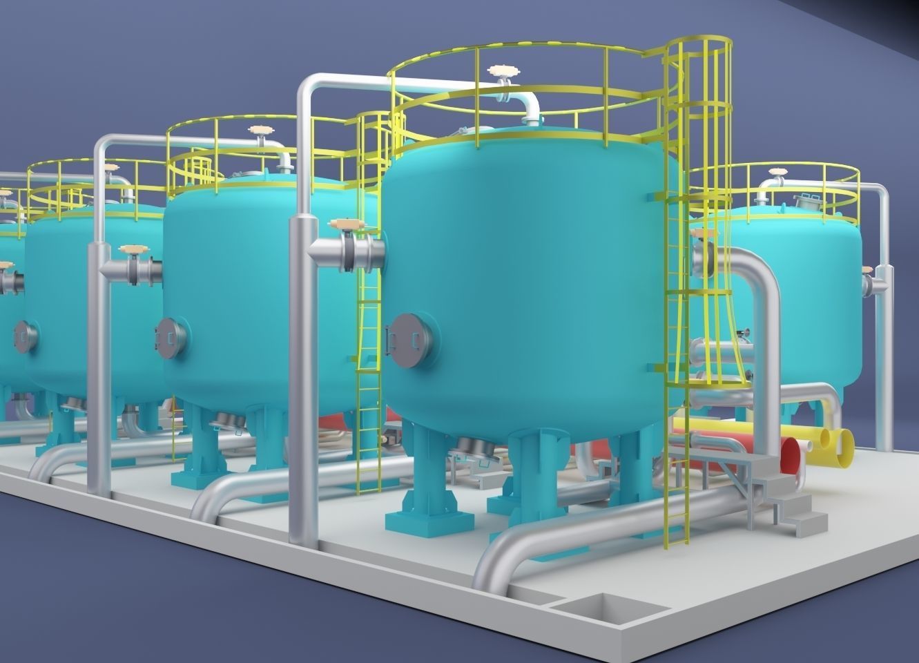 Pipe Assembly Pack  3D model_3