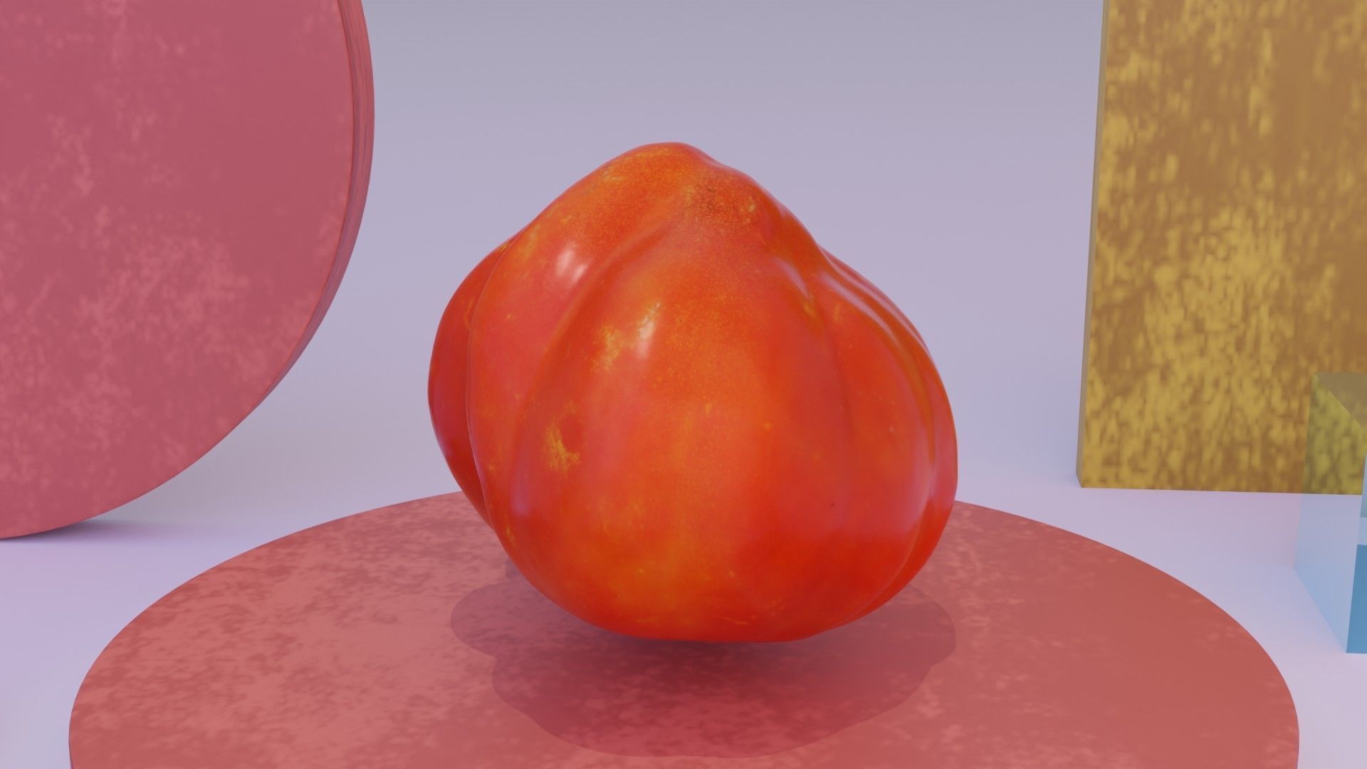 Tomato 04 high-poly 3D model_3