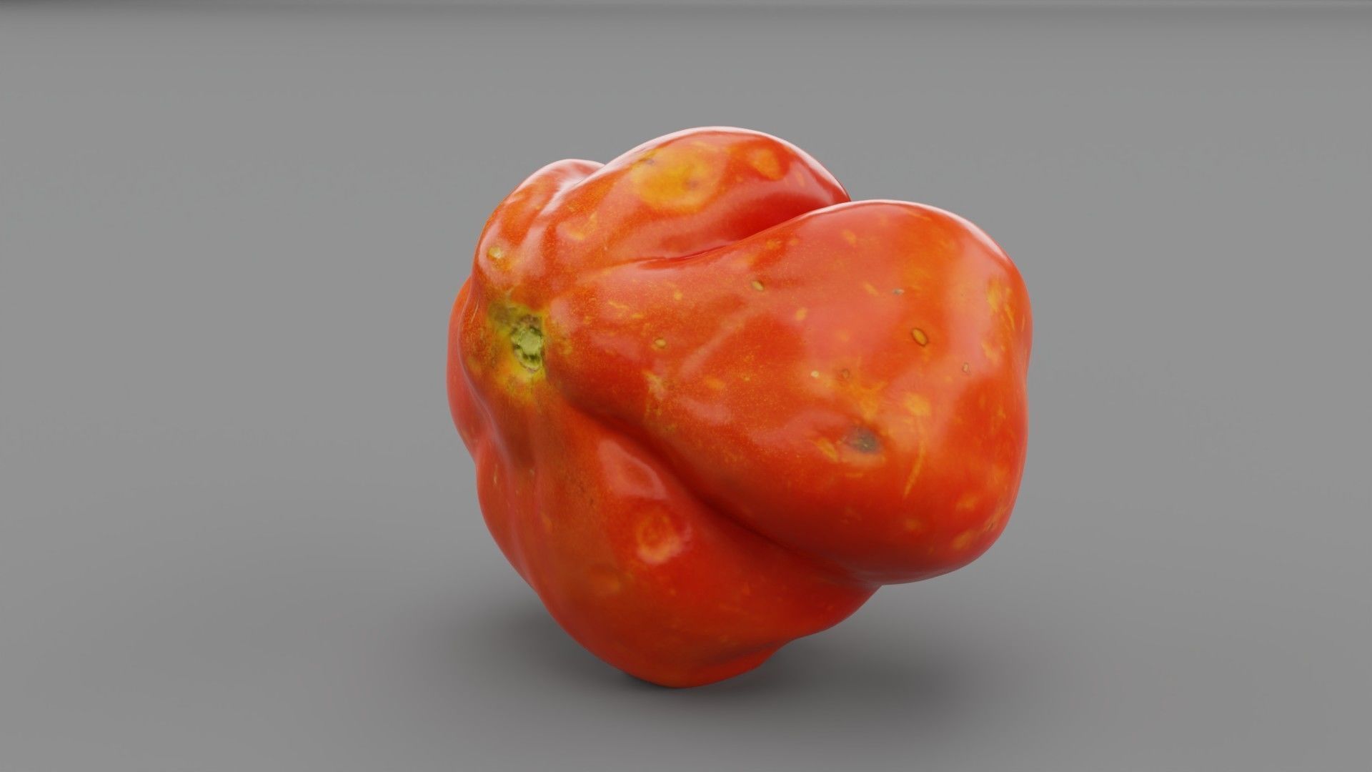 Tomato 04 high-poly 3D model_29