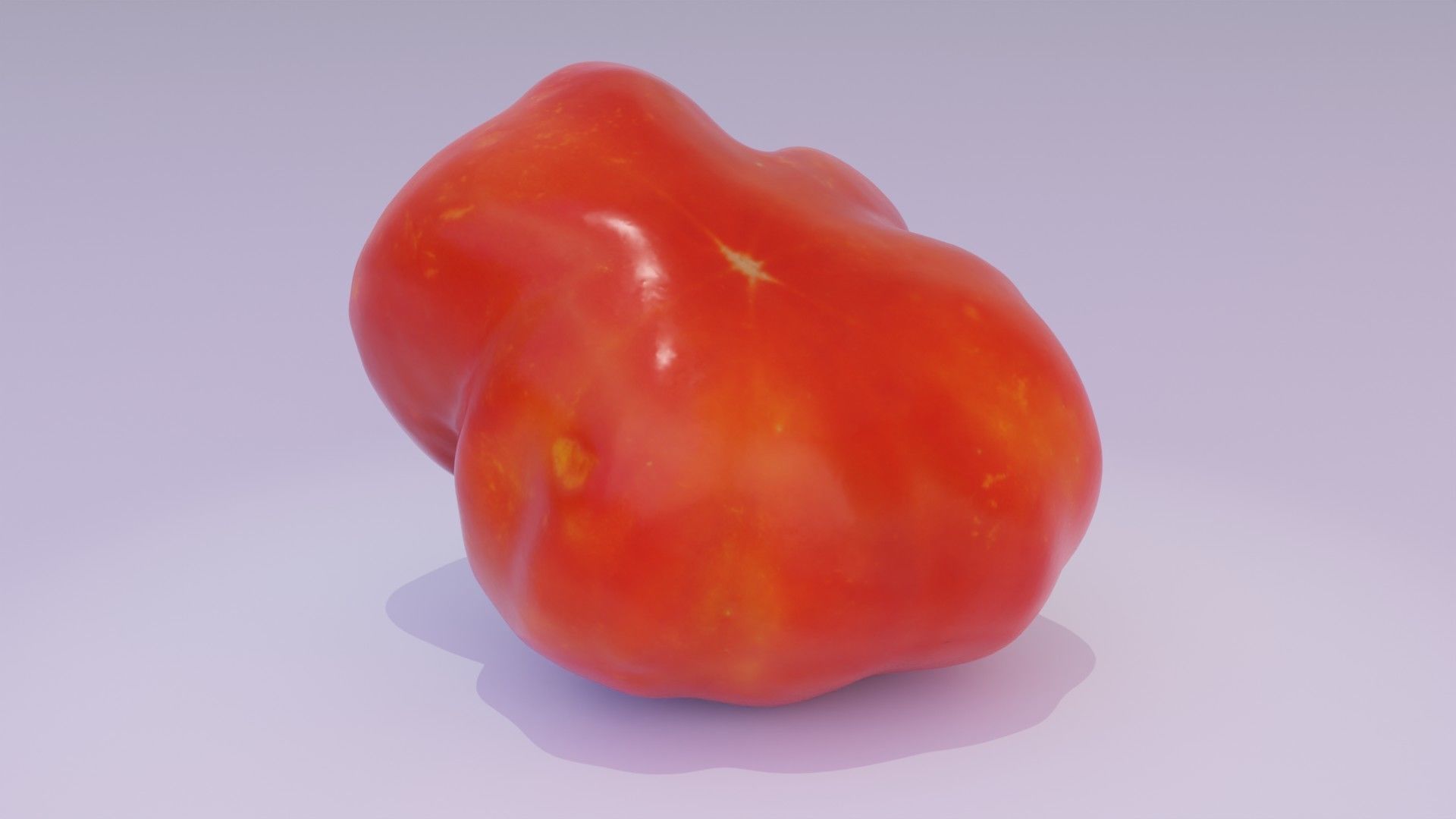 Tomato 04 high-poly 3D model_16