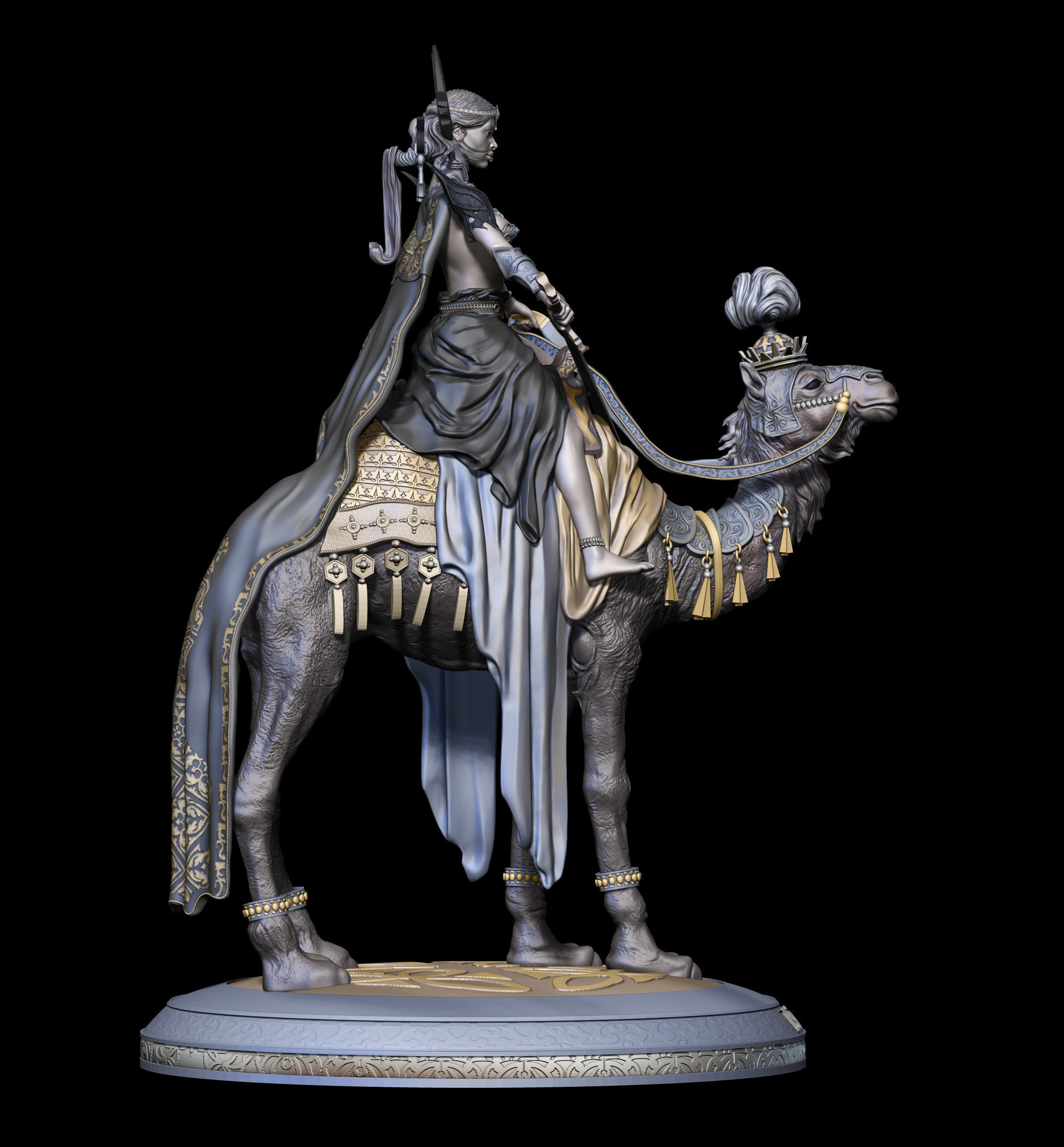 Paimon demon 3D print model_8