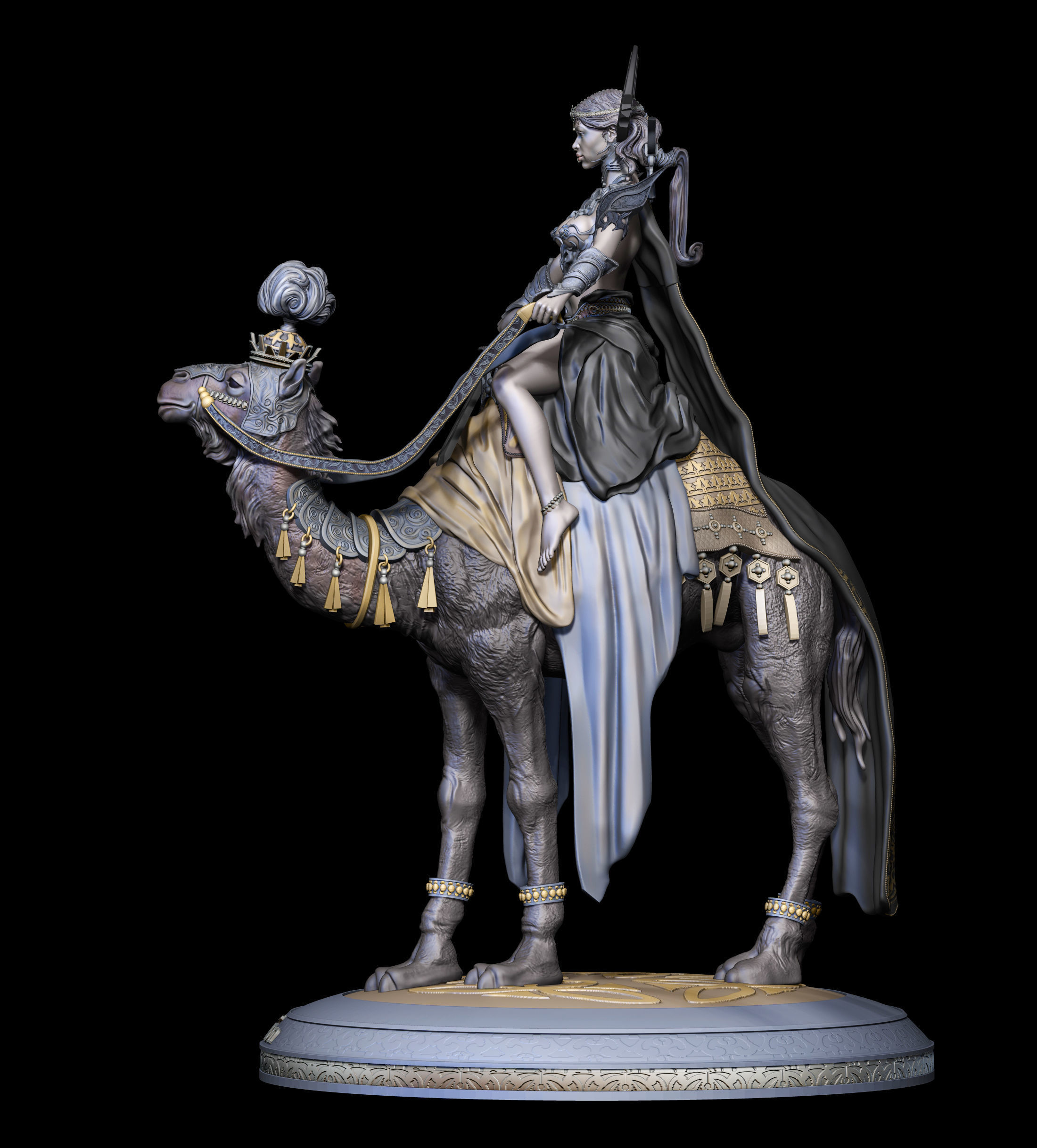 Paimon demon 3D print model_10